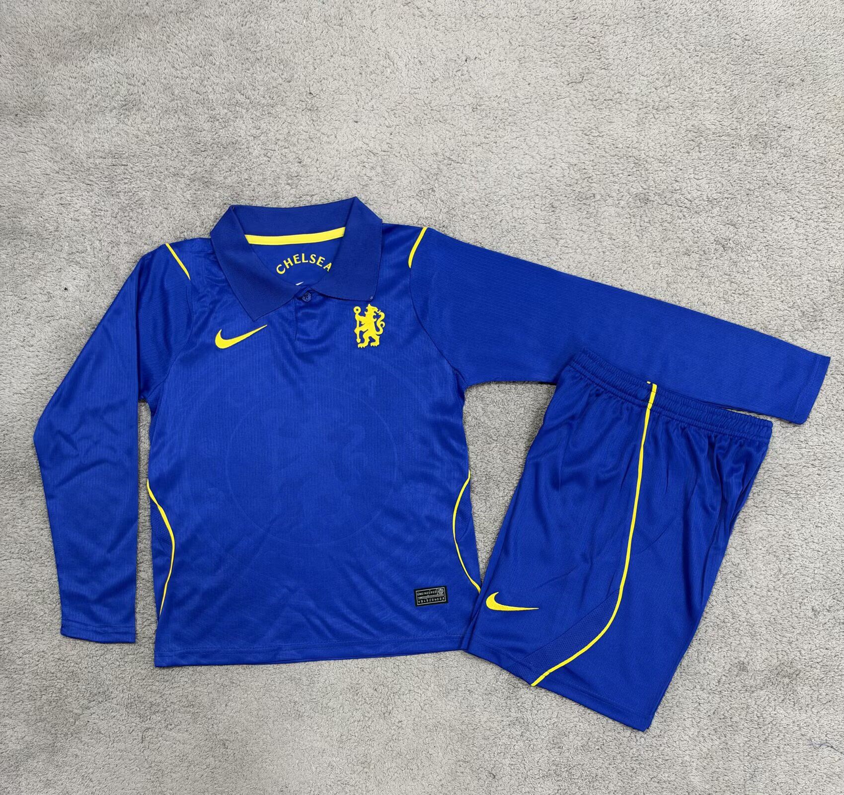 Kids-Chelsea 26/27 Home Long Soccer Jersey